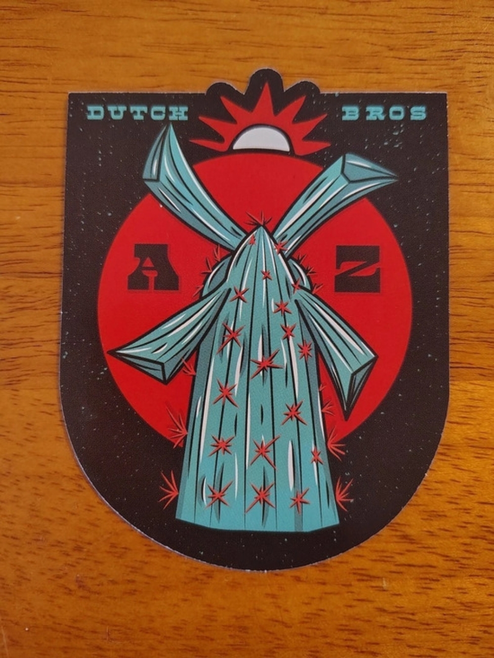 Dutch Bros Arizona Cactus Sticker